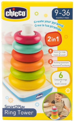 Пирамидка Chicco Ring Tower пластик
