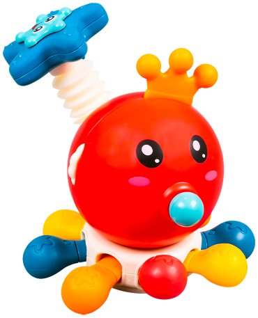 Интерактивная игрушка Bibi Inn Осьминог пластик, силикон