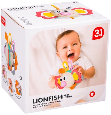 Прорезыватель Konig Kids Рыбка пластик, силикон