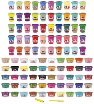 Play-Doh набор 100 баночек F4636