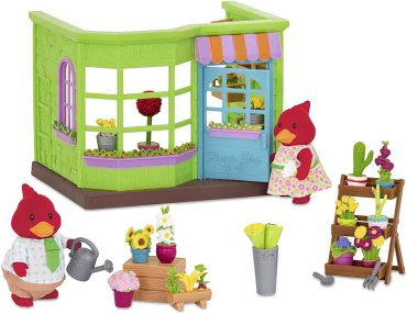 Игровой набор Lil Woodzeez Цветочный магазин WZ6621Z, мультиколор