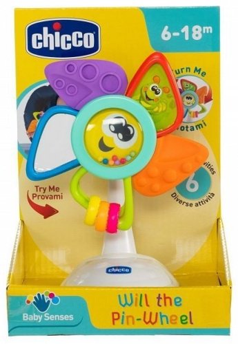 Chicco Погремушка Will the Pin-Wheel 6м+