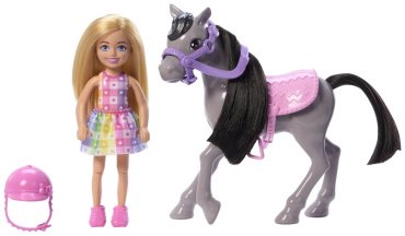 Набор Family. Игровой набор Челси и Пони Barbie HTK290 купить,0