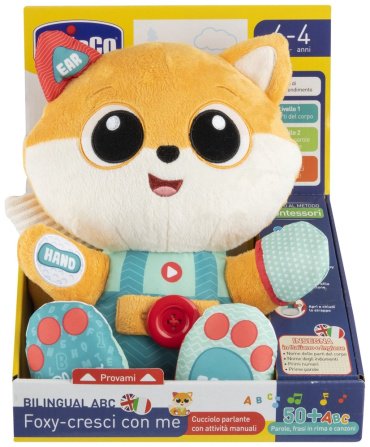 Интерактивная игрушка Chicco лисичка текстиль купить,0