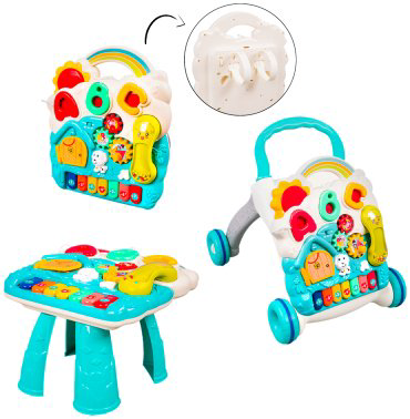 Каталка Bibi Inn Каталка-ходунки c игровым центром 4 в 1 пластик купить,NaN