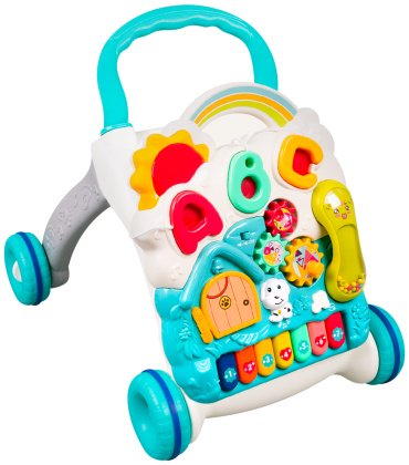 Каталка Bibi Inn Каталка-ходунки c игровым центром 4 в 1 пластик