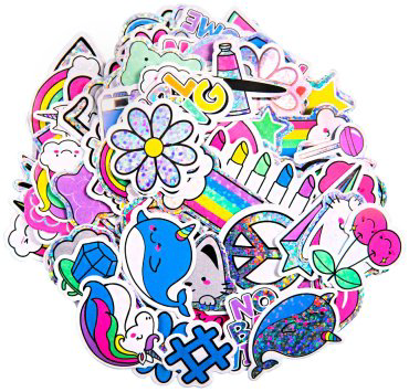 Набор для творчества Make It Real для обуви Sticker Chic: Rainbow Street Chic 1324MR, мультиколор купить,NaN