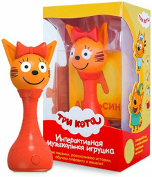 Интерактивная игрушка Три кота 07012307, оранжевый