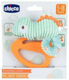 Погремушка Chicco хамелеон оранжевый