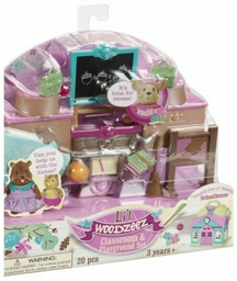 Игровой набор Lil Woodzeez Класс и игровая площадка WZ6764Z, мультиколор