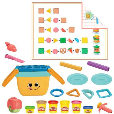 Набор для творчества Play-Doh Формы для пикника F6916, мультиколор