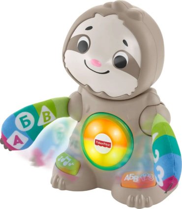 Интерактивная игрушка Fisher-Price Танцующий Ленивец шерсть - ForteMarket Интерактивная игрушка Fisher-Price Танцующий Ленивец шерсть купить,0