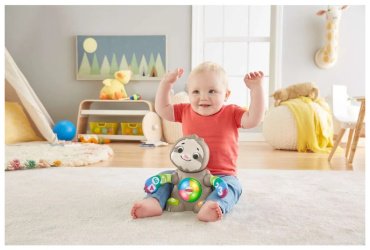 Интерактивная игрушка Fisher-Price Танцующий Ленивец шерсть - ForteMarket Интерактивная игрушка Fisher-Price Танцующий Ленивец шерсть купить,0