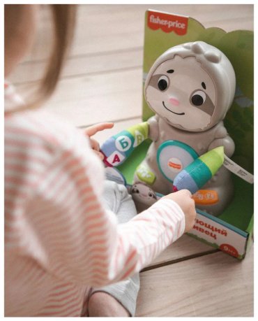 Интерактивная игрушка Fisher-Price Танцующий Ленивец шерсть - ForteMarket Интерактивная игрушка Fisher-Price Танцующий Ленивец шерсть купить,0