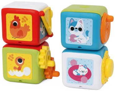 Интерактивная игрушка Chicco кубики пластик