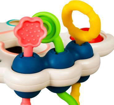 Игрушка-мялка Bibi Inn Crab Lalar силикон, пластик купить,NaN