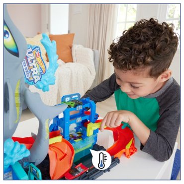 Набор Супер автомойка с Акулой Hot Wheels HTN820 купить,0