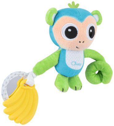 Игрушка-подвеска Chicco Обезьянка ткань купить,NaN