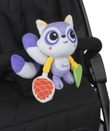 Игрушка-подвеска Chicco енот ткань купить,0