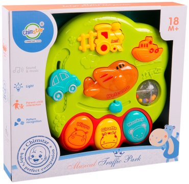Музыкальная игрушка Chimstar Пианино Транспорт пластик