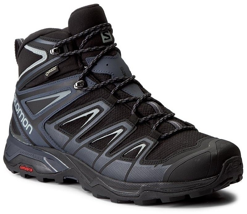 Salomon X Ultra 3 Mid GTX 398674 черный купить,NaN