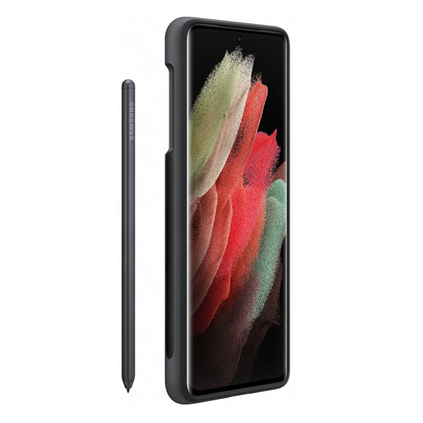 Чехол Samsung Silicone Cover with S Pen для Galaxy S21 Ultra EF-PG99PTBEGRU черный купить,NaN