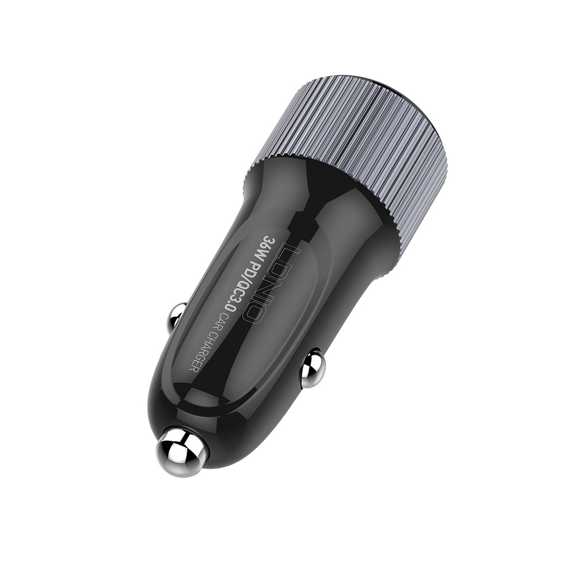 Автомобильное зарядное устройство LDNIO C510Q 2*USB A,C Lightning Black купить,1925