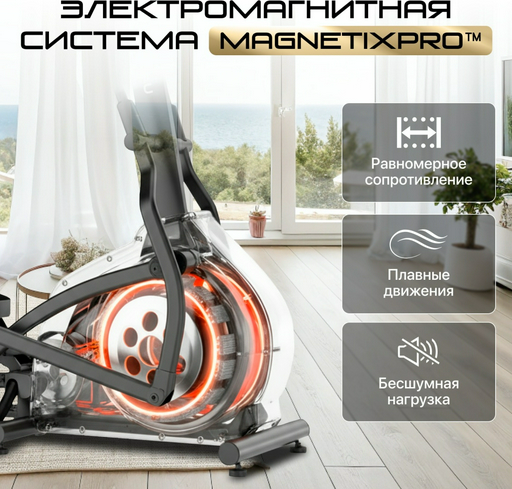 Эллиптический тренажер Genau Axima Fold чёрный