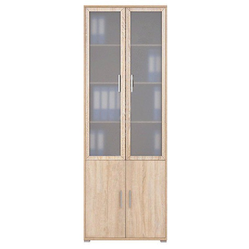 Витрина Gerbor Офис Лайн 020 REG 2W2D/79/220 дуб сонома купить,NaN