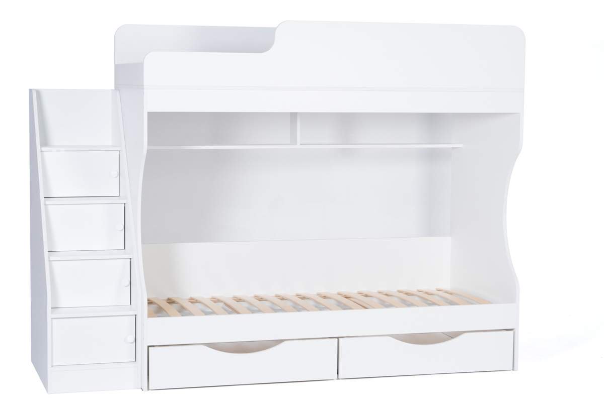 Кровать детская Tomix Grand К443 белая купить,NaN