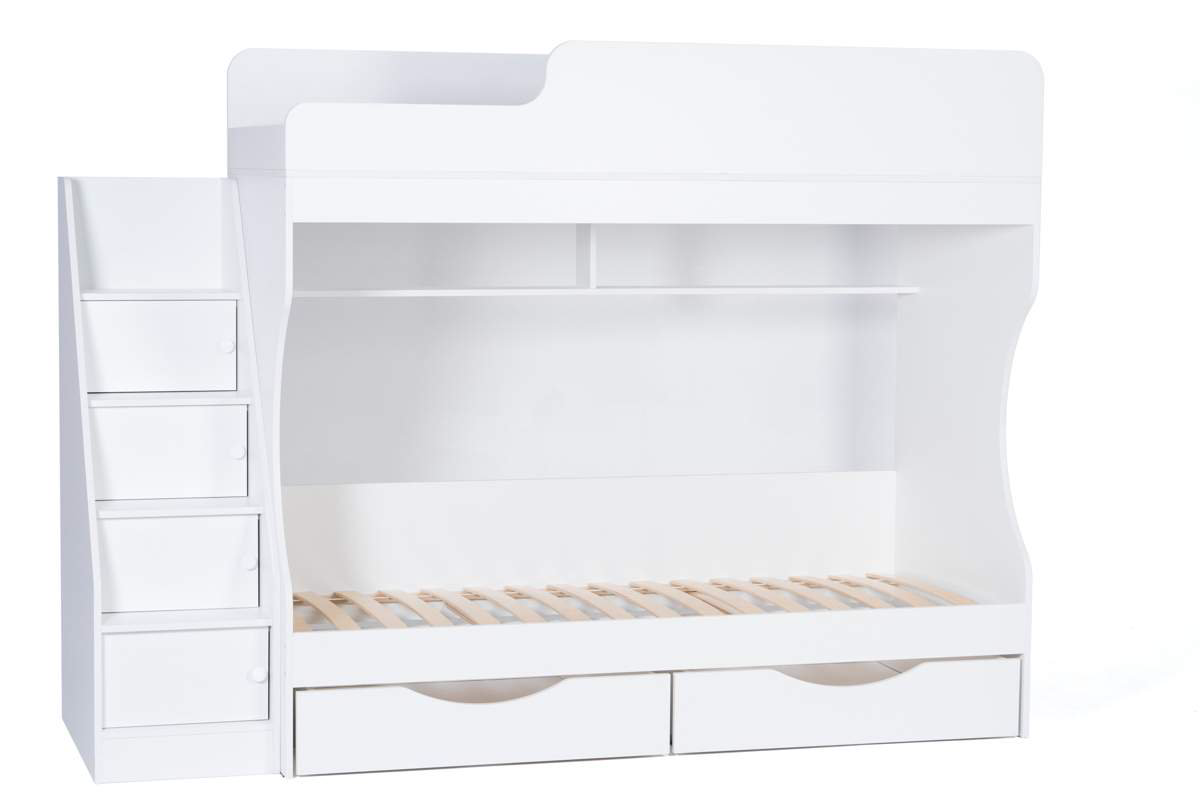 Кровать детская Tomix Grand К443 белая купить,NaN