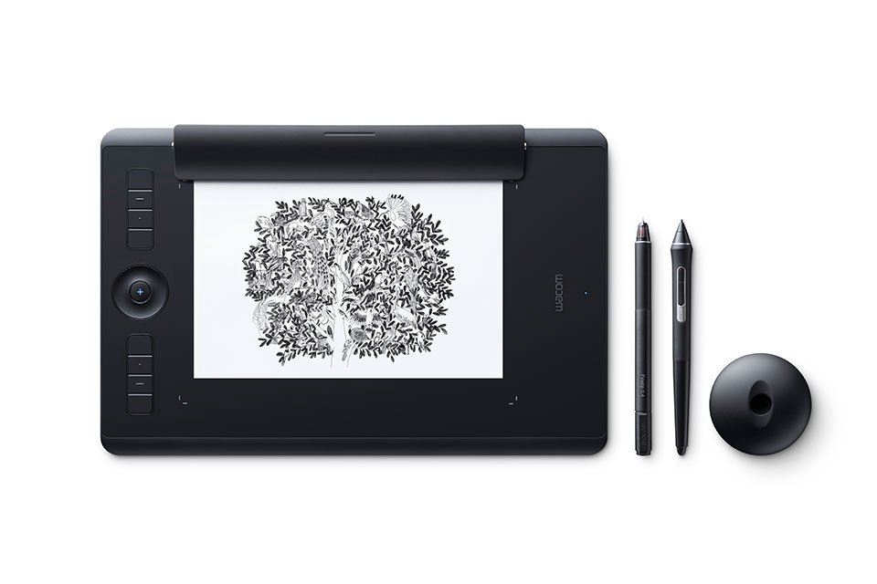 Графический планшет Wacom Intuos Pro Medium Paper Edition R/N PTH-660P-N черный