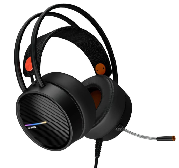 Наушники Canyon Interceptor GH-8A CND-SGHS8A Black купить,12990