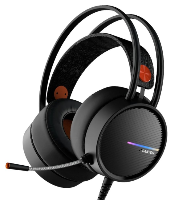 Наушники Canyon Interceptor GH-8A CND-SGHS8A Black купить,12990