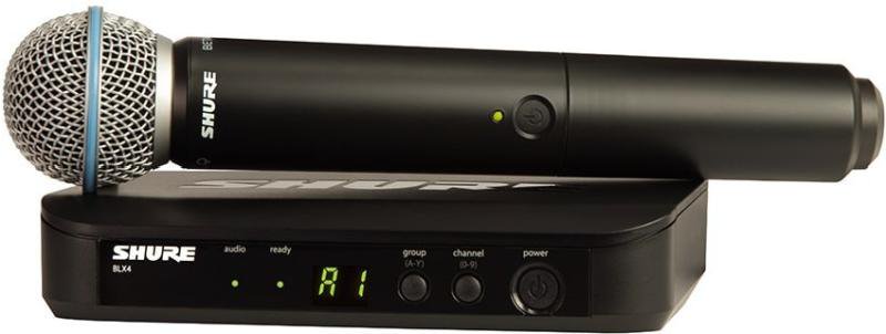 Радиосистема Shure BLX24E/B58-K3E с ручным микрофоном черная
