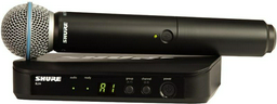 Радиосистема Shure BLX24E/B58-K3E с ручным микрофоном черная