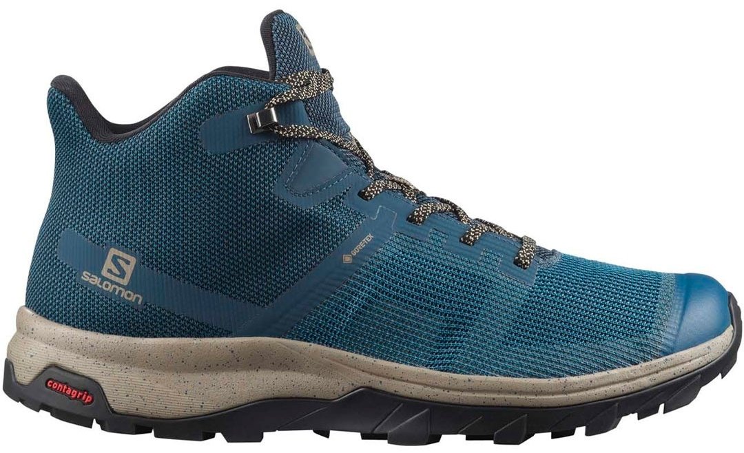 Salomon Outline prism mid gtx 414376 голубой купить,NaN