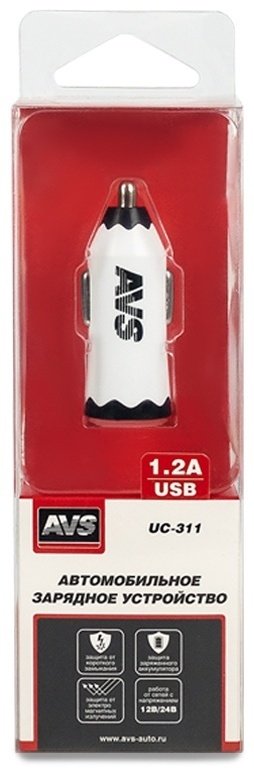Зарядное устройство AVS UC-311 белый купить,NaN