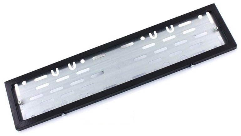 Рамка для номера Dollex SPL23 черный купить,NaN