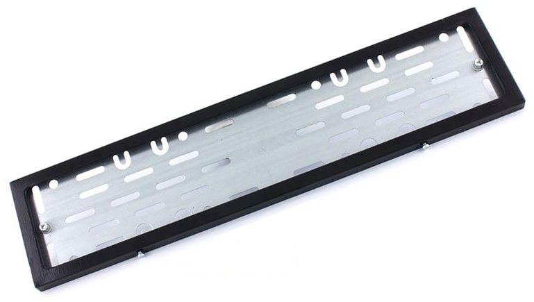 Рамка для номера Dollex SPL23 черный купить,NaN