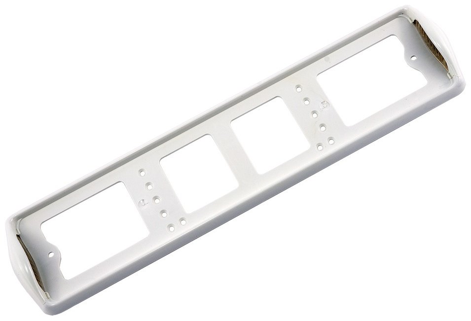 Рамка для номера Dollex SPL54 белый купить,NaN