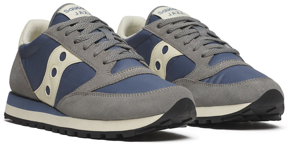 Кроссовки Saucony Jazz Originals серый, синий купить,NaN
