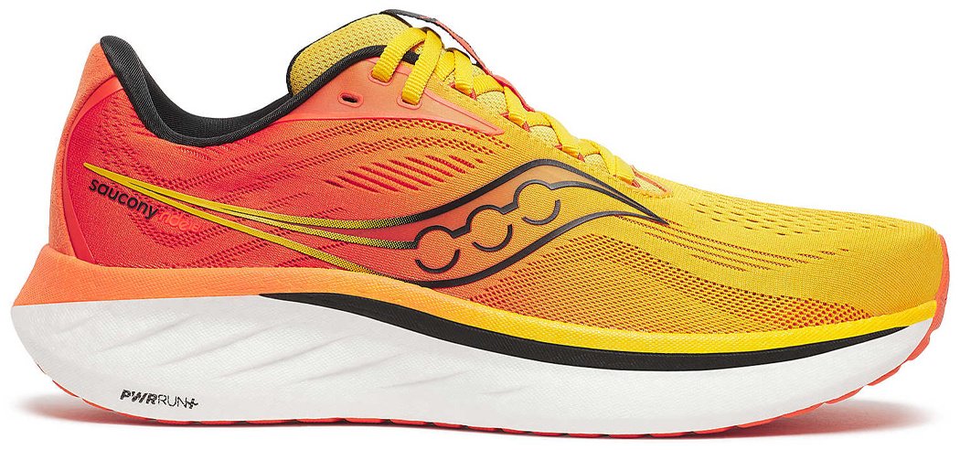 Кроссовки Saucony Ride 18 желтый, оранжевый купить,NaN