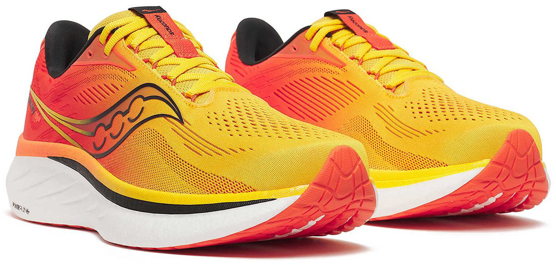 Кроссовки Saucony Ride 18 желтый, оранжевый купить,NaN