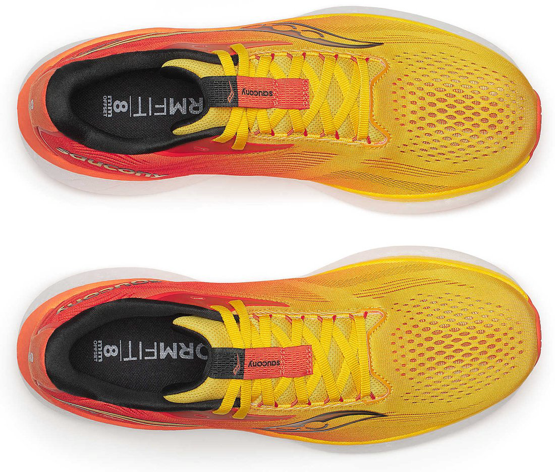 Кроссовки Saucony Ride 18 желтый, оранжевый купить,NaN