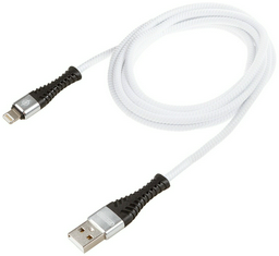 Кабель Skyway Apple Lightning (M), USB 2.0 (F), 2 м, S09601009 белый