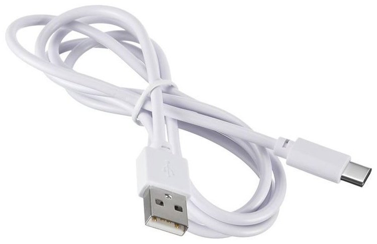 Кабель USB 2.0 (F), USB TypeC (M), 1 м, белый купить,NaN