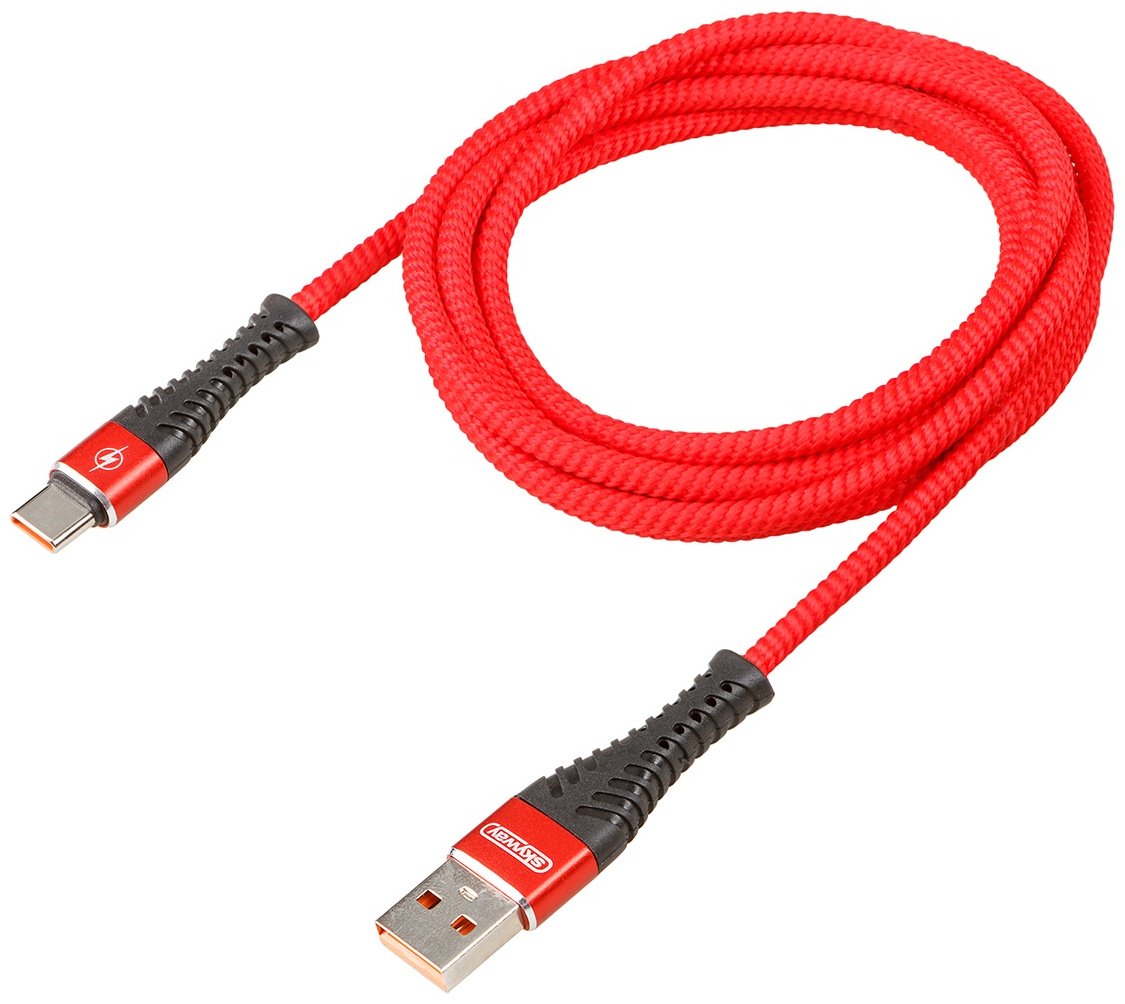 Кабель Skyway USB 2.0 (F), USB TypeC (M), 2 м, S09603013 красный купить,NaN