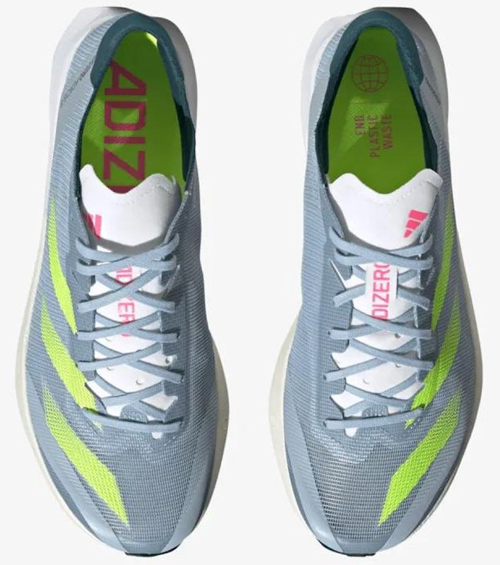 Кроссовки adidas Adizero adios 8 зеленый, серый купить,NaN
