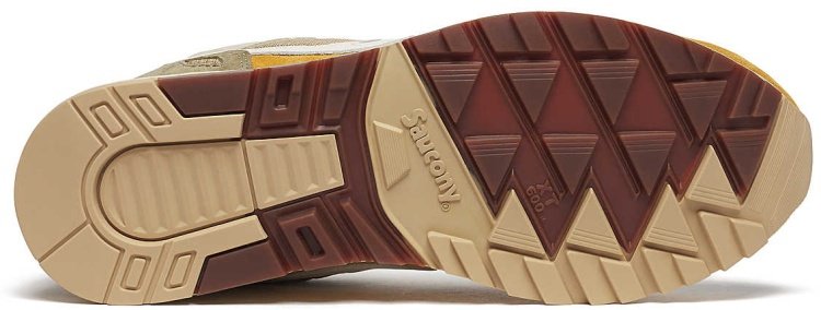 Кроссовки Saucony бежевый, желтый купить,NaN